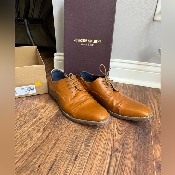 Sutton Tan Leather Johnston & Murphy Size 11 main image 7